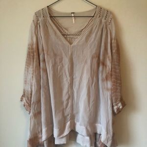 Free People Tie Dye Blouse